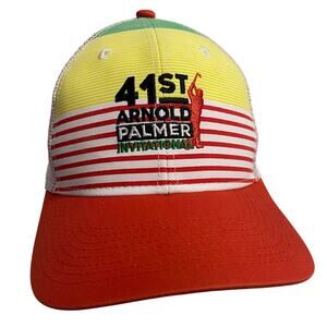 Arnold Palmer Invitational Hat – 41st Tournament – Red/Yellow/White – Snapback